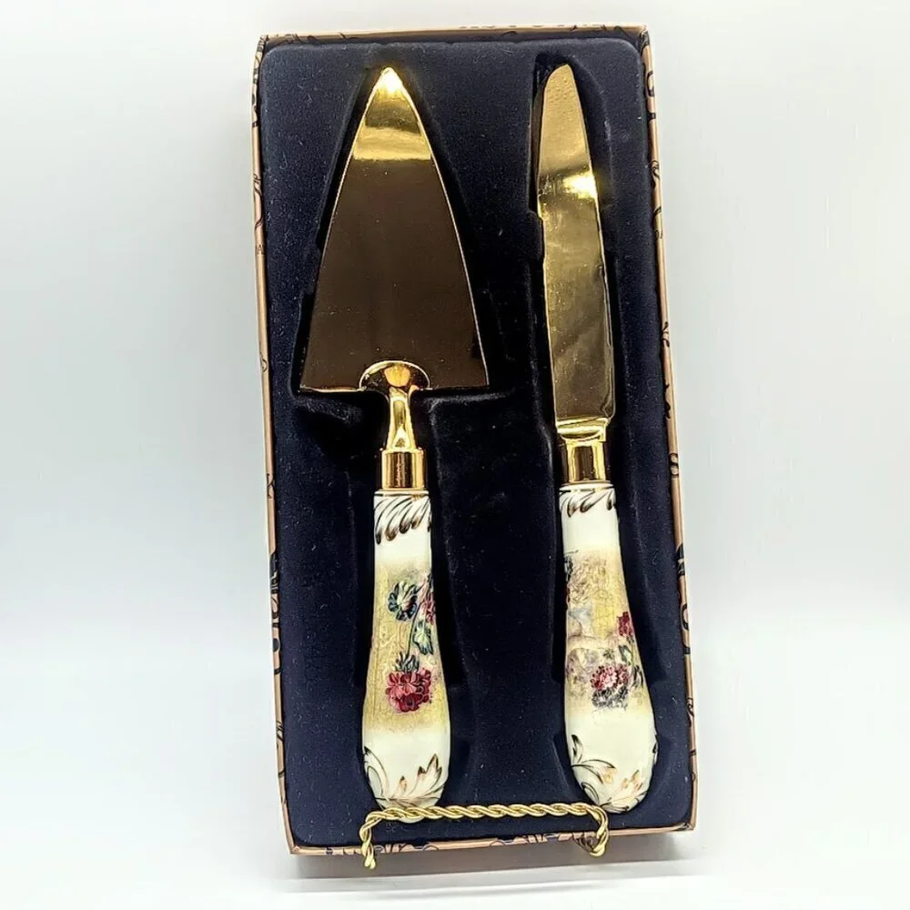 Swarask Baghdad Iraq Cake Pie Serving Set NIB